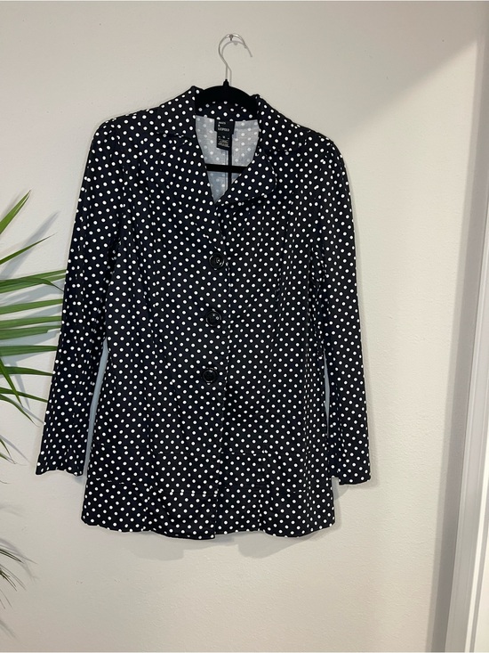 Jules & Leopold Jackets & Blazers - Jules & Leopold Black Polka Dot Blazer Jacket